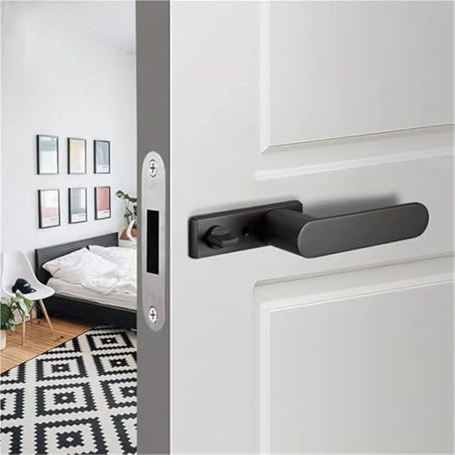 Cerradura de puerta de madera de aleación de zinc for habitación, cerraduras magnéticas for interiores, cerraduras mecánicas universales for el hogar, 1 unidad