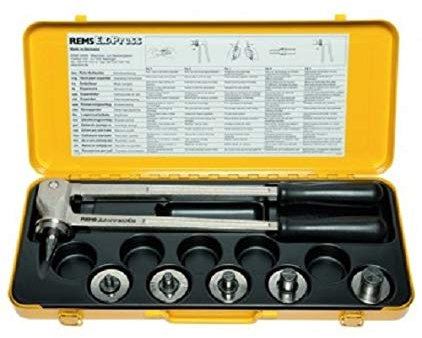 Rems Ex-Press CU SET (Hand-Rohraufweiter, Durchmesser 8-42 mm, Für Stahlrohre/Kupferrohre) 150000 R