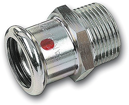SANHA 24243g Therm Übergangsnippel 35 x 1 mm, 2 Stück