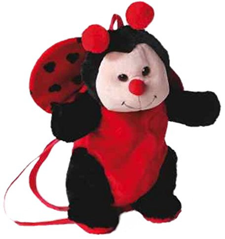 Inware 6916 - Kinder Rucksack Marienkäfer Marini, rot/schwarz