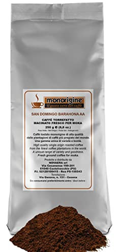 Grinded Arabica Coffee coffee for moka Santo Domingo Barahona AA - 500 gr