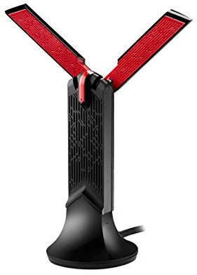 ASUS USB-AC68 - Adaptador Inalámbrico USB 3.0 Wi-Fi Dual Band AC1900 (AiRadar, MIMO 3T4R)