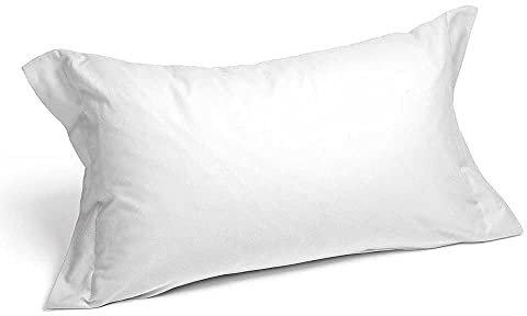 I SOGNI Coppia FEDERE in Flanella di Puro Cotone 52X82 (Bianco)