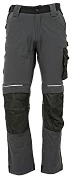 U-Power | Pantaloni da Lavoro Uomo Atom, Idrorepellenti, Protezione Ginocchia, Alta Traspirabilità, 90% Nylon 10% Spandex