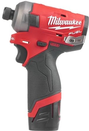 Destornillador silencioso MILWAUKEE FUEL M12 FQID-202X - 2 baterías 12V 2.0 Ah - cargador 4933464973