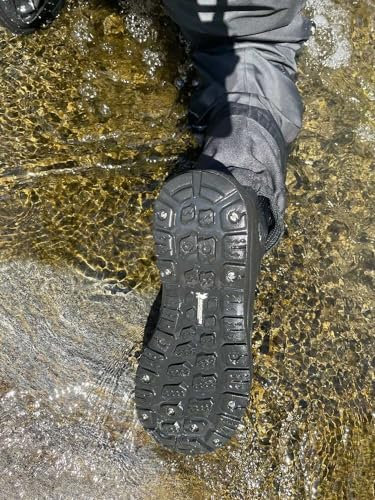 BESTGRIP Chiodi per Stivale da Pesca in Gomma,Stivale SCAFANDRO N. 20 Chiodi con Chiave di Montaggio