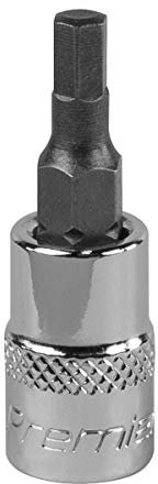 Sealey 4mm 1/4Sq Drive Hex Socket Bit - SBH002