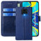 FMPCUON Funda para Redmi Note 9 Pro,Funda Libro Redmi Note 9S Funda con Tapa,Cuero Carcasa Magnético Funda Cartera Móvil para Xiaomi Redmi Note 9S/Note 9 Pro, Azul