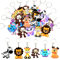 MEIYIFAN 32 Pièces Mini Porte-clés Animal de Dessin Animé, Keychains pour Les Cadeaux des Enfants, Sac à Main Sac à Dos Porte-clé Décorations Mignon pour Noël Enfants Cadeau de Fête