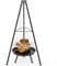 nuyikaso Tripod Grill Barbecue Fire Pit Charcoal Portable Swivel 160cm Height Adjustable Folding Camping BBQ for Outdoor Camping Picnics Garden Beach Party
