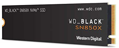 Western Digital WDS400T2X0E-EC SN850X 4 NVMe PCIe Gen4 x4 (Readable up to 7300MB/s Write Up to 6600MB/s)