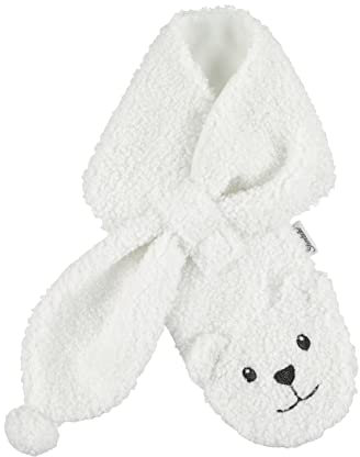 Sterntaler Sciarpa Neonato Orso Polare, Natur, 70 cm Unisex-Bimbi