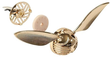 Der Goldene Elf Lufterfrischer Auto Duft Aromatherapie Diffuser Vent Clip,Ornament Car Vent Geschenke für Neuwagen (Gold)