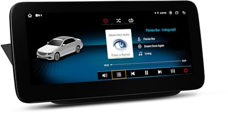 XTRONS 10,25'' Android 14 Autoradio Octa Core 8+128 Integriertes 4G LTE CarAutoPlay Android Auto DSP WiFi Bluetooth GPS optional DAB+ OBD2 DVR für Mercedes Benz B-Klasse W246 NTG 4.5/4.7 Linkslenker