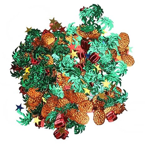 Gadpiparty 15g Bunte Hawaiianische Konfetti-dekoration Mit Ananas Kokosnussbaum Und Pfeffer Für Partys Und Feiern Tischdeko Für Geburtstags Und Hawaii-partys