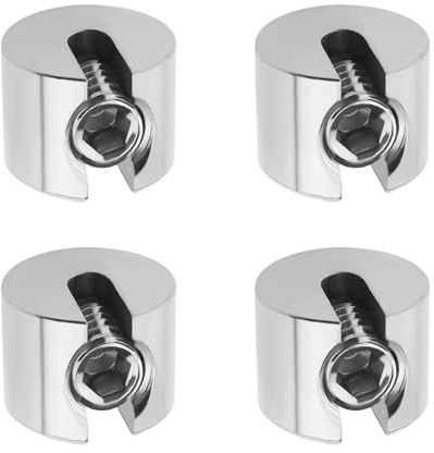 SG Store Drahtseilklemme, M8 x 3 mm, Edelstahl, Anschlagklemme, Drahtseilklemme, rutschfeste Drahtseilklemmen, Klemmstopper zum Spannen des Seils, 4 Stück