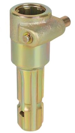 KELFEEAO Universal 6 Spline PTO Adapter Für Traktoren, Sichere Verbindung, Einfache Installation, PTO Extender Für Bis zu 70HP, Pat's 3-Punkt-Schnellhitch Kompatibel