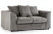 Sofa Selection’s Jumbo Cord Scatter Back 2-Seater Sofa | Luxurious Scatter Back 2-Seater Sofa in Grey Soft Cord Fabric Elevate Your Space with a Compact yet Comfortable Seating Choice (Grey, 2 Seater)