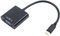 Yheonver USB-C USB3.1 Type C applicable au câble adaptateur VGA mâle vers VGA femelle Convertisseur de transfert vidéo 1080P Convient pour 12 pouces, 161818