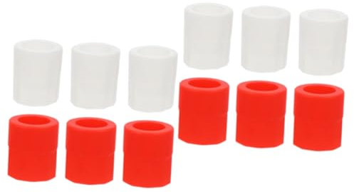 Alipis 2sets Shot Glass Ice Cube Molds Reusable Whiskey Glass Ice Cube Trays Easy Release Silicone Mold for Cocktails 6pcs*2