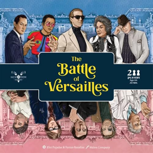 Salt & Pepper Games | The Battle of Versailles | Compete to Be The Most Influential Designer in This Card Game for 2 Players | Game in English for Ages 14 and Up
