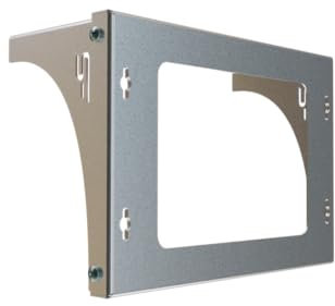 Stalflex Montage Mural Serveur Baie de Brassage 10 Pouces 2U - Rack Serveur Fabriqué en Acier - Racks pour Ordinateur et Serveur - Capacité de Poids 176lbs/80kg