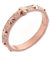 Holyart Bague Chapelet Argent 925 rosé Grains Croix, 17.5 mm (0.69 inc.) - FR 55