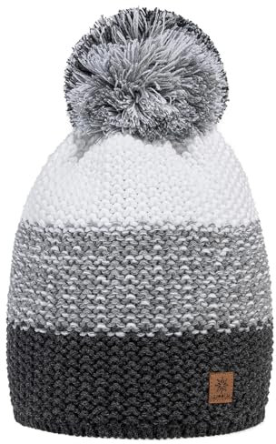 MFAZ Morefaz Ltd Wintermütze für Damen und Herren, Unisex, Skimütze mit warmem Fleecefutter (DE/NL/SE/PL, Alphanumerisch, Einheitsgröße, M, Black)