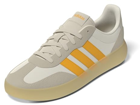 adidas Women's BARREDA Decode Shoes, Off White/Lucid Tangerine/Wonder White, 7 UK