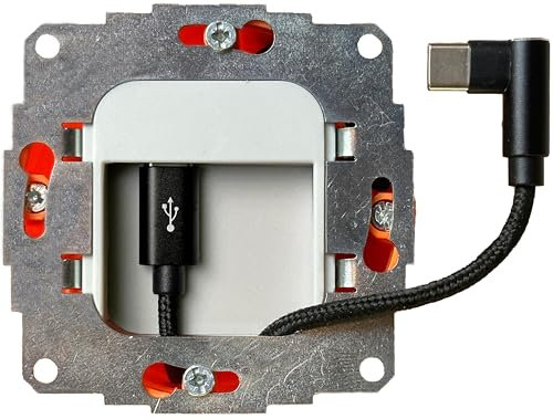 Fuente de alimentación USB de 20 W, para alimentación permanente de tabletas y dispositivos USB, cargador compatible con Samsung Tab, Lenovo Tab y muchas otras tabletas y iPads, incluye cable USB