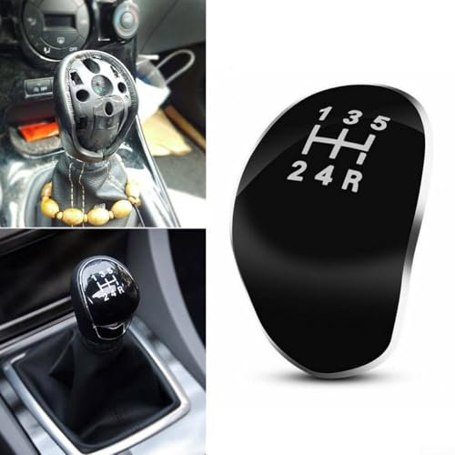 Volakebeing Funda para pomo de palanca de cambios Ford de 5 velocidades para Fiesta 2008 2016, para Focus 2005 2013, C Max, S Max, para Kuga Material