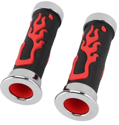 Aramox Motorcycle Handles Grips, 1 Pair 28mm Ergonomic Handlebar Grips for Enhanced Comfort and Control