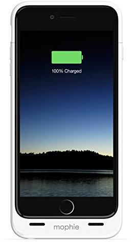 Mophie Juice Pack Batteria Portatile per iPhone 6 Plus, 2600 mAh, Bianco