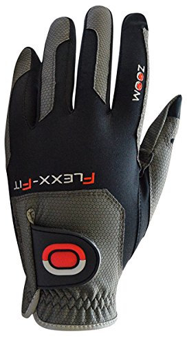 ZOOM WEATHER Flexx Fit Herren Golfhandschuhe Linkshand (Schwarz)