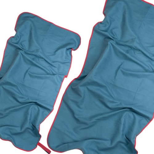 NORDKAMM® Oeko TEX Mikrofaser Handtuch Set oder Mikrofaser Handtuch groß, Microfaser Handtücher schnelltrocknend, Microfaser Badetuch groß, Reisehandtuch oder Sporthandtuch