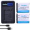DuraPro 2Pcs 3.7V 1200mAh EN-EL19 EN EL19 Camera Battery Akku + LCD USB Ladegerät for Nikon Coolpix S2600 S2700 S3100 S3500 S4100 S4150 S4400 S5200 S6400 S6900