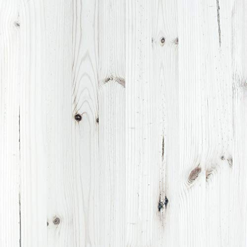 PrintYourHome Fliesenaufkleber für Küche und Bad | Dekor Holz Weiß | Fliesenfolie für 15x15cm Fliesen | 152 Stück | Klebefliesen günstig in 1A Qualität
