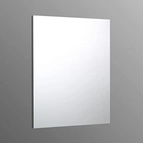 Kiamami Valentina Specchio bagno semplice con telaio in abs grigio 70x60