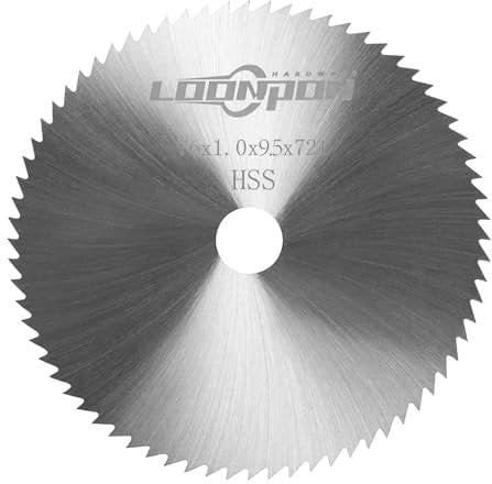 76mm HSS Kreissägeblatt,3 Zoll 72T für Holz Kunststoff Metall Fliesen Schneiden mit 3/8 Zoll Dorn