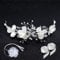 Flower Girl Hair Accessories Flower Girl Headband and Bracelet Holy Communion Hair Accessories for Girls Wedding Bridal Accessory for Women