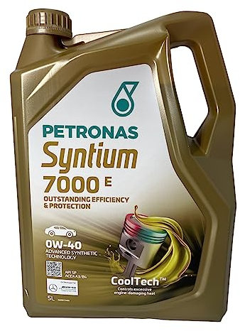 Motoröl Petronas Syntium 7000 E 0W40, 5 Liter MB229.5