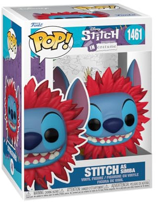 Funko Pop! Disney: Stitch Costume - Simba - Lilo and Stitch - Figura de Vinilo Coleccionable - Idea de Regalo- Mercancia Oficial - Juguetes para Niños y Adultos - Movies Fans