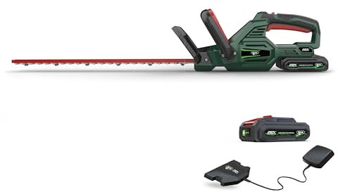 Webb Eco 20V WEV20HTB2 Cordless 50cm Hedge Trimmer, Lightweight, up to 48mins runtime, 3 year warranty, Battery & Charger Included