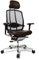 Wagner Alu Medic 10 Limited ergonomischer Profi Bürostuhl Drehstuhl Schreibtischstuhl mit bewegter Sitzfläche durch Dondola Gelenk echt Leder braun