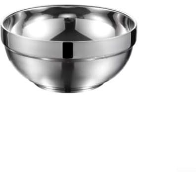 Saladier isotherme en acier inoxydable pour service profond de vaisselle (13 cm)