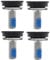 Tornillos Fijación Hexagonales, M8 Tornillo de Manivela para Bicicleta, Tornillo de Fijación de Biela, Tornillos Curvos para Bicicleta Pedalier Pernos de Eje, Tornillos de Manivela, 8 mm, 4 Piezas