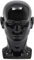 DOPBENT Mannequin Kopf Schwarz, Perückenkopf Dekokopf kopf deko für Mützen, Brillen, Kopfhörer, Perücken,Helme 50x30cm