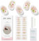 JMEOWIO Nagelfolie Blumenblätter Gel Nail Nagelfolien Selbstklebend Nagelsticker Uv Härtend Dekoration Nageldesign Zubehör