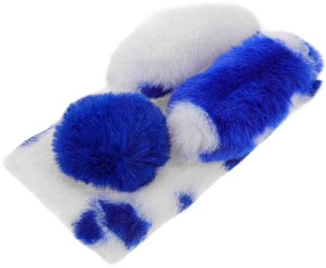 OKUMEYR 5g Stylische Kuschelige Handytasche Aus Plüsch Für Furry Cartoon Design Weiche TPU-schutzhülle Für Täglichen Gebrauch