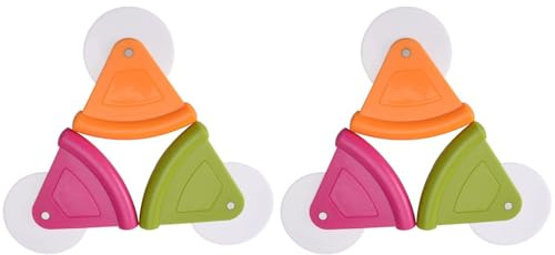 2Pcs Plastic Pizza Cutter Wheels Handheld Pizza Slicing Tool Cake Bread Cutting Tools Baking Tools Bakeware Dishwasher